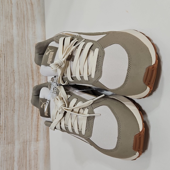 Puma Graviton Khaki and Cream Soft Foam Athletic Shoes 10.5 - Picture 6 of 10